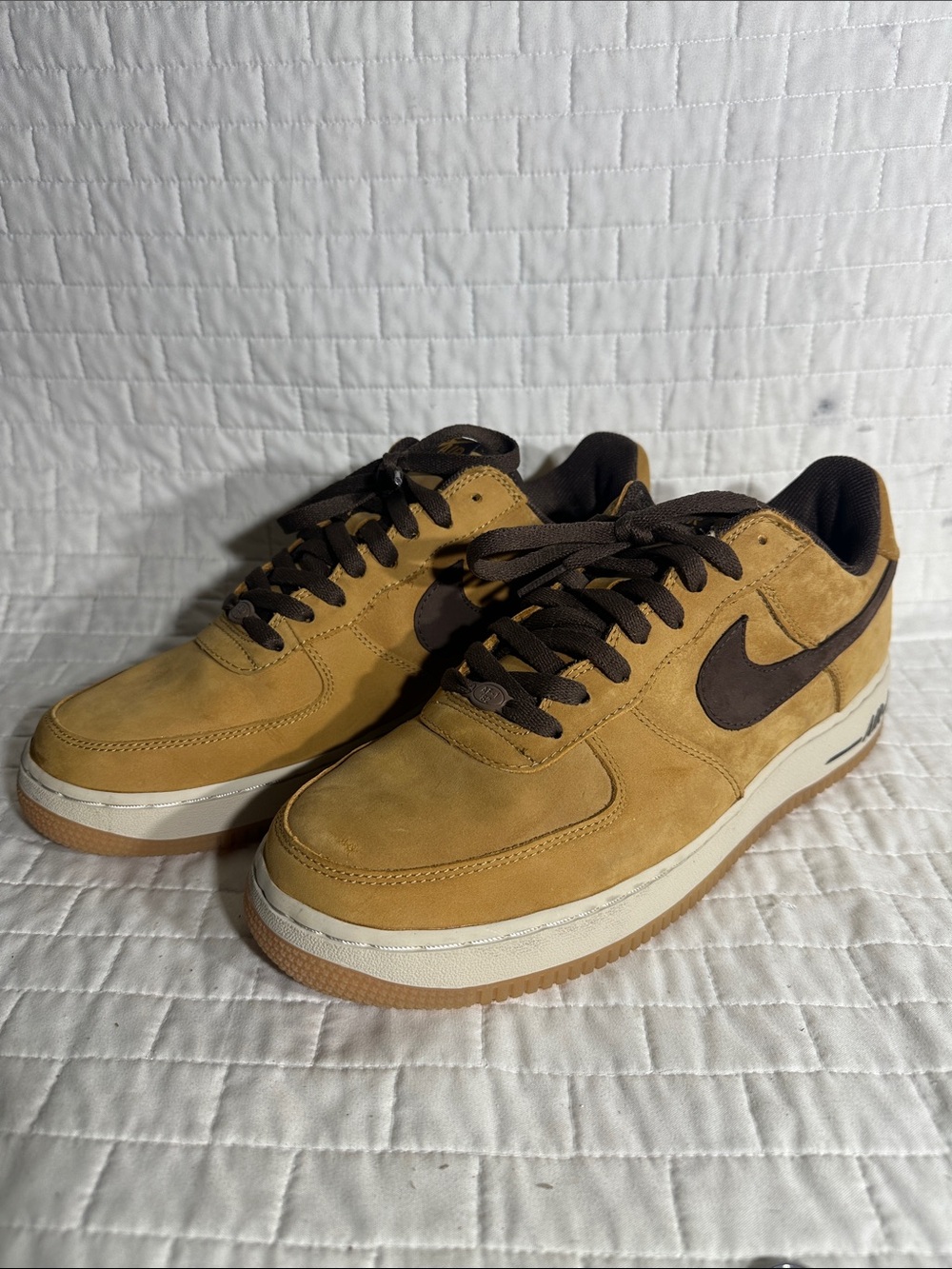 Nike Air Force 1 Low 'Waterproof' Wheat/Baroque Brown-Net sneakers